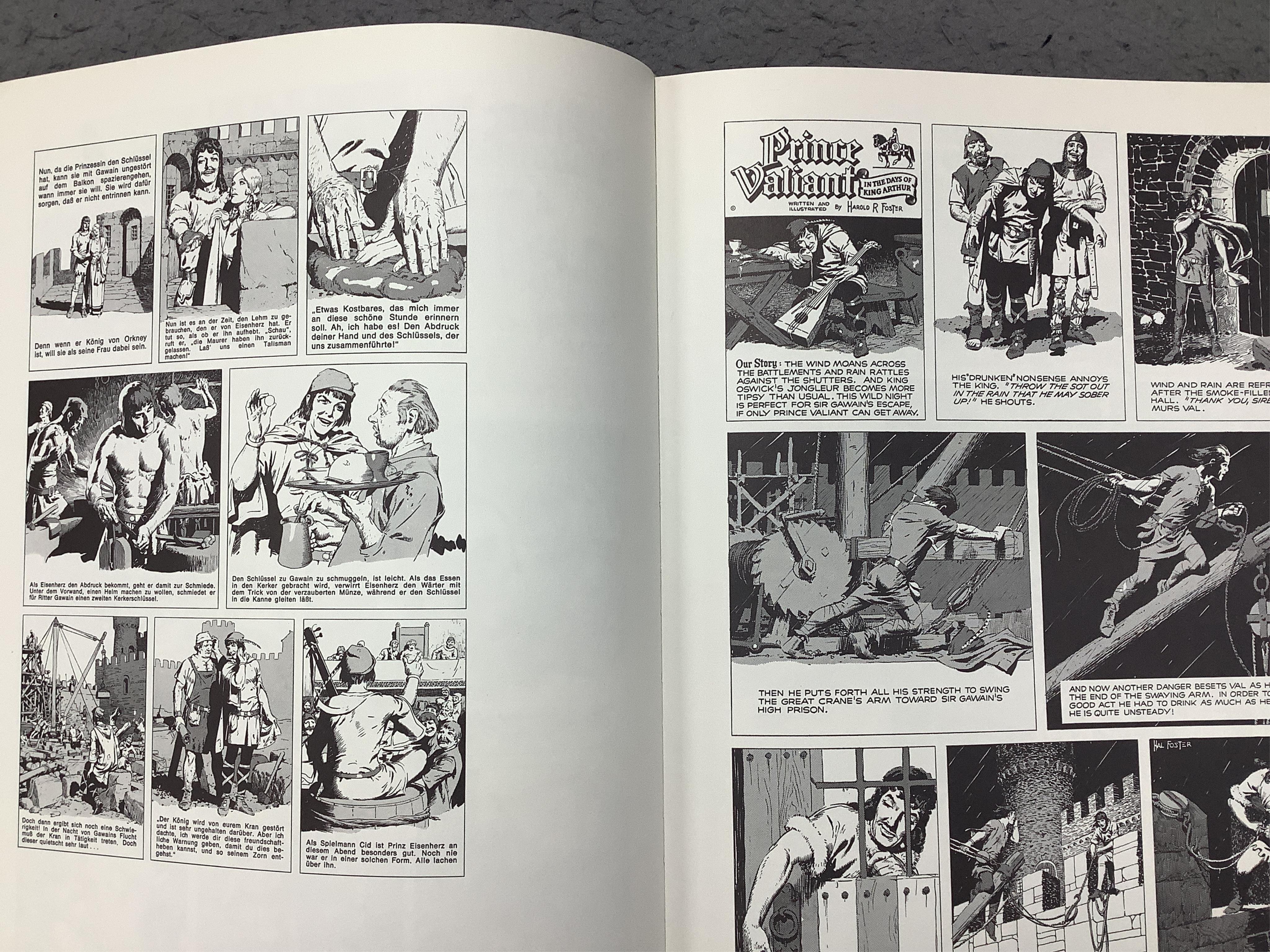 Hal Foster; Prince Valiant - seven hardback volumes